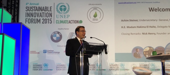 “Why not?” - Speech by UNEP Executive Director Achim Steiner at the Sustainable Innovation Forum